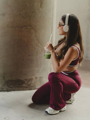 BURGUNDY PILATES SET